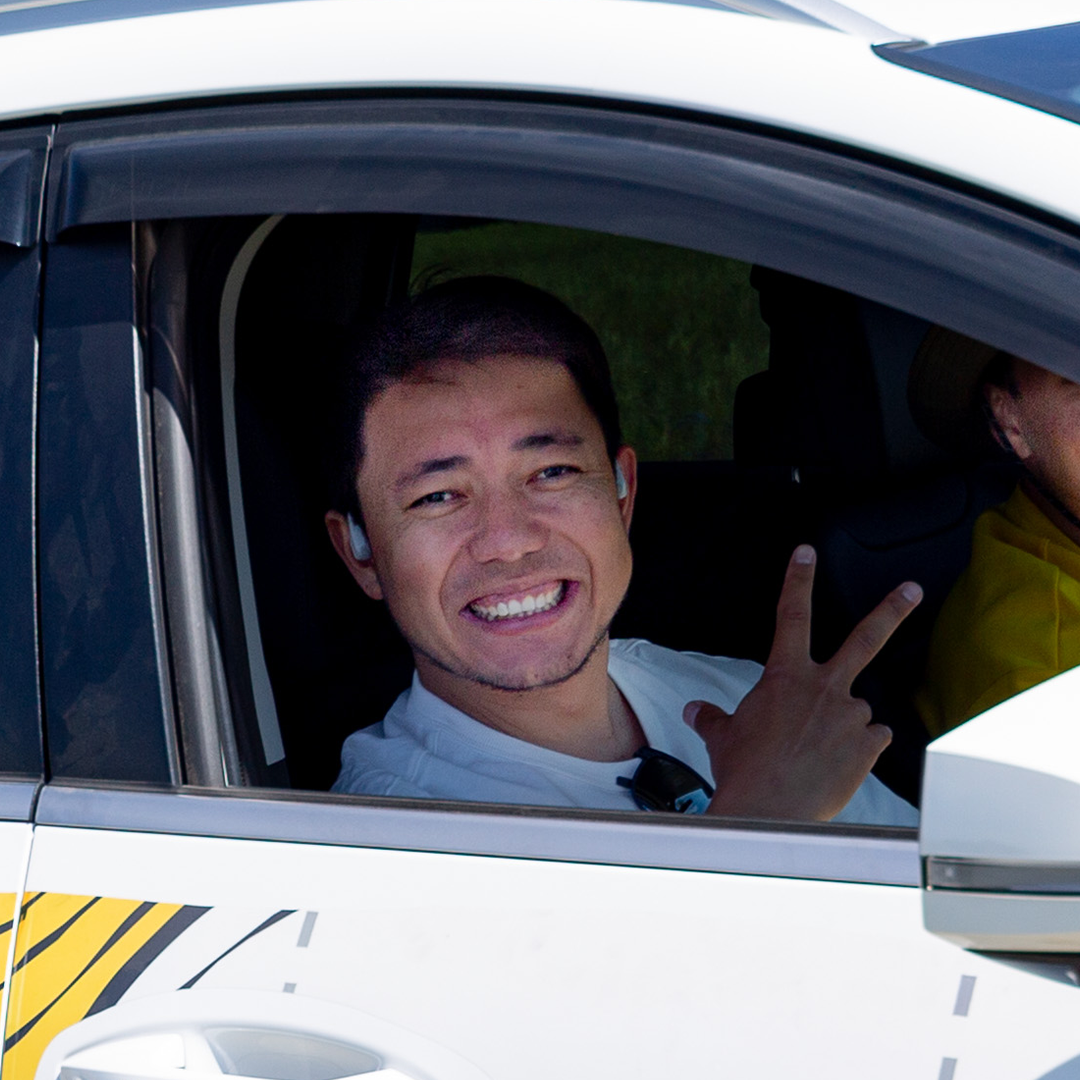 Участник автопробега